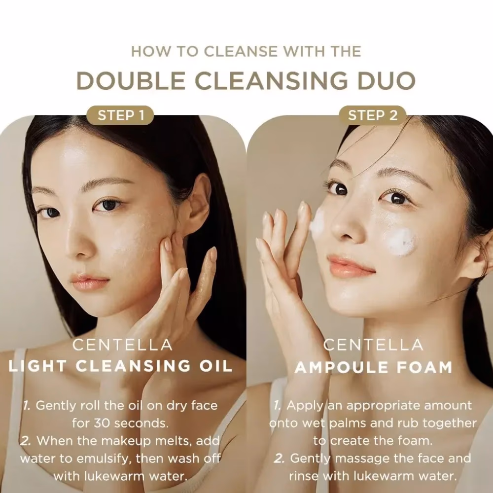Centella Double Cleansing Duo 4