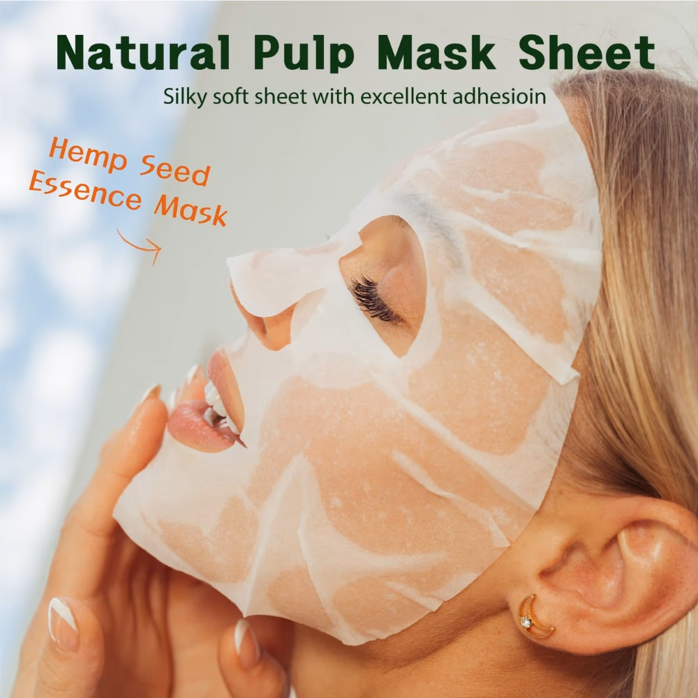 Purederm Hemp Seed Essence Mask 18g ADS-817 3
