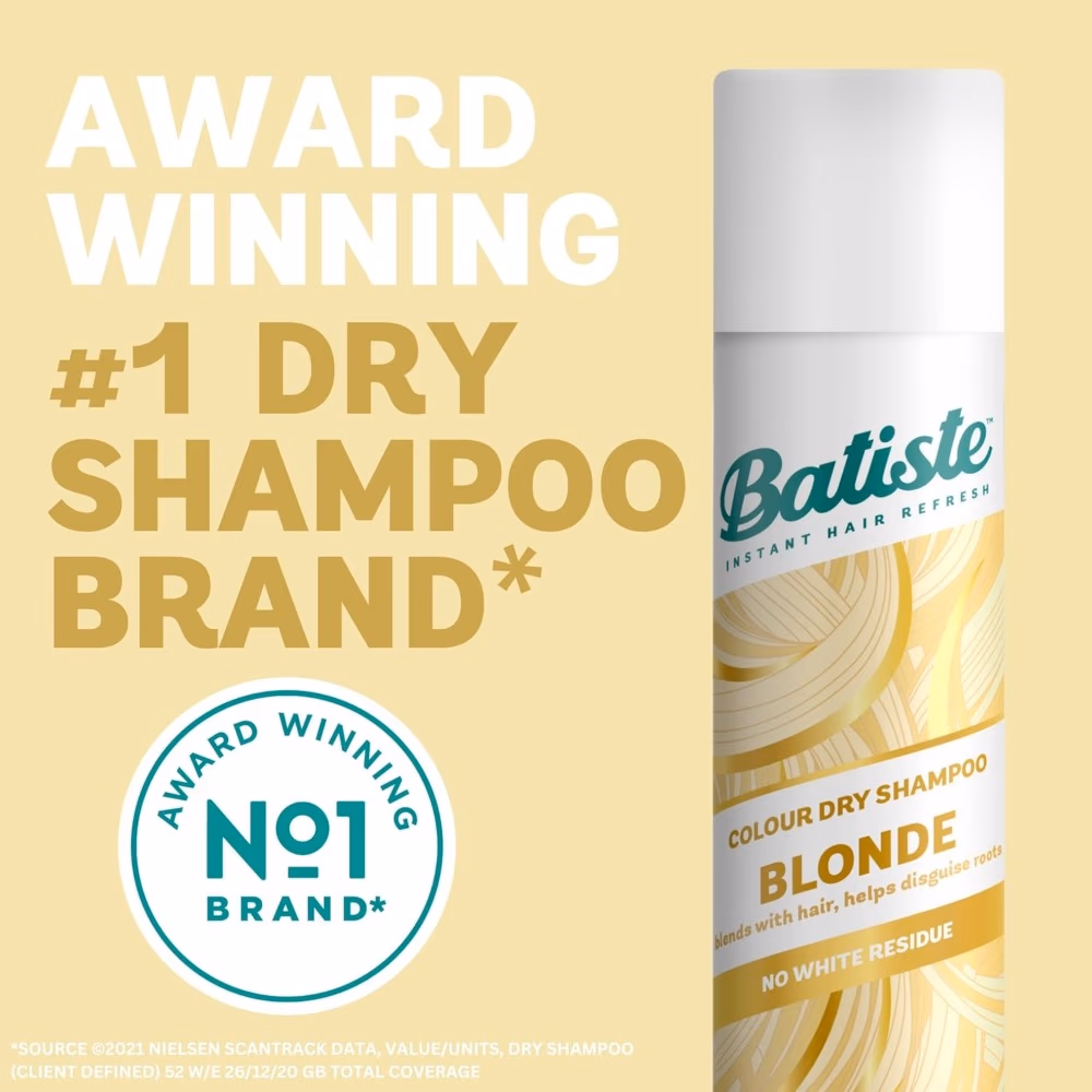 Batiste Dry Shampoo Brilliant Blonde 200ml 5