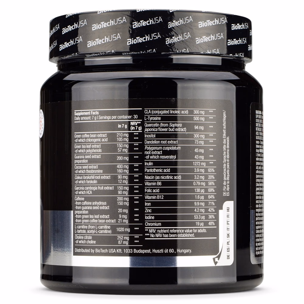 BioTechUSA Black Burn Powder Watermelon 210g 2