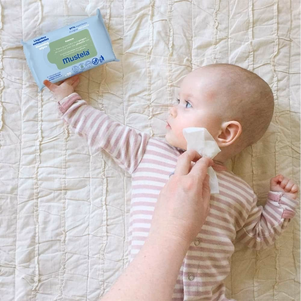 Mustela Cleansing Wipes 60S 4