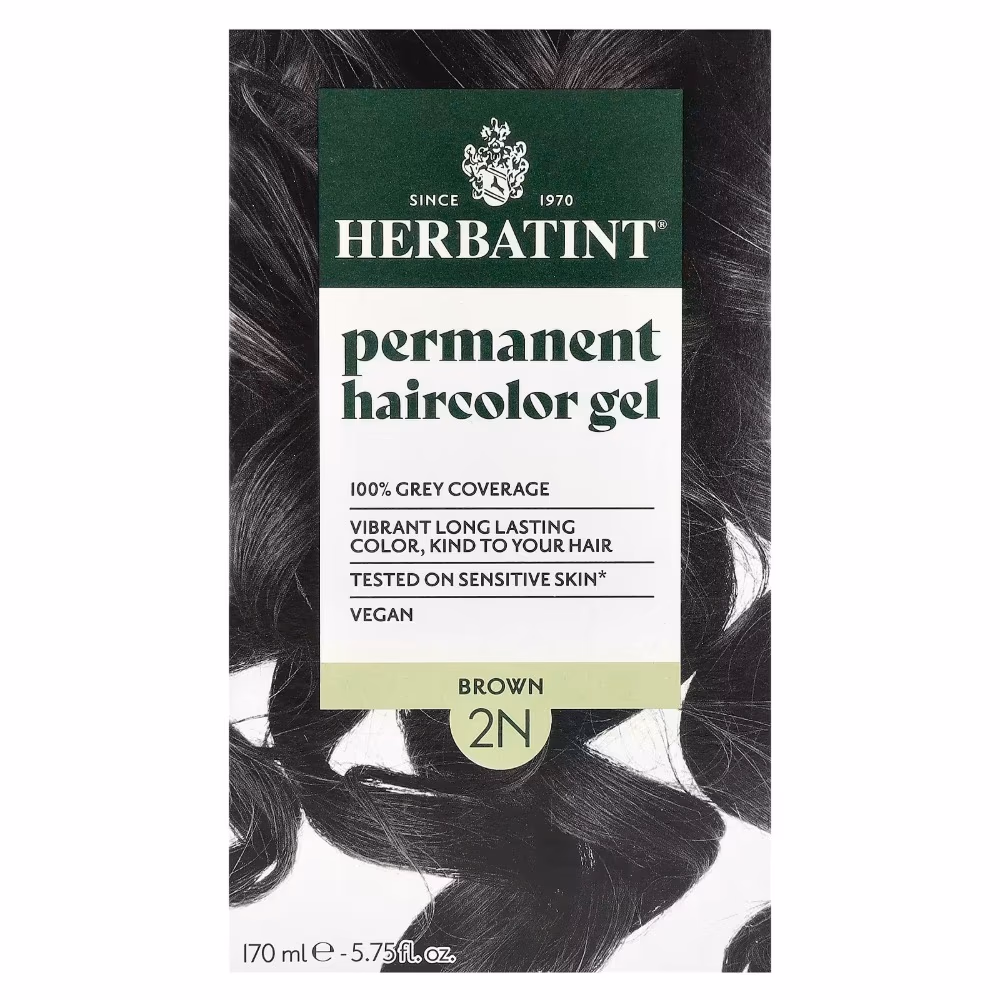 Herbatint Permanent Haircolor Gel 2N Brown 150ml 2