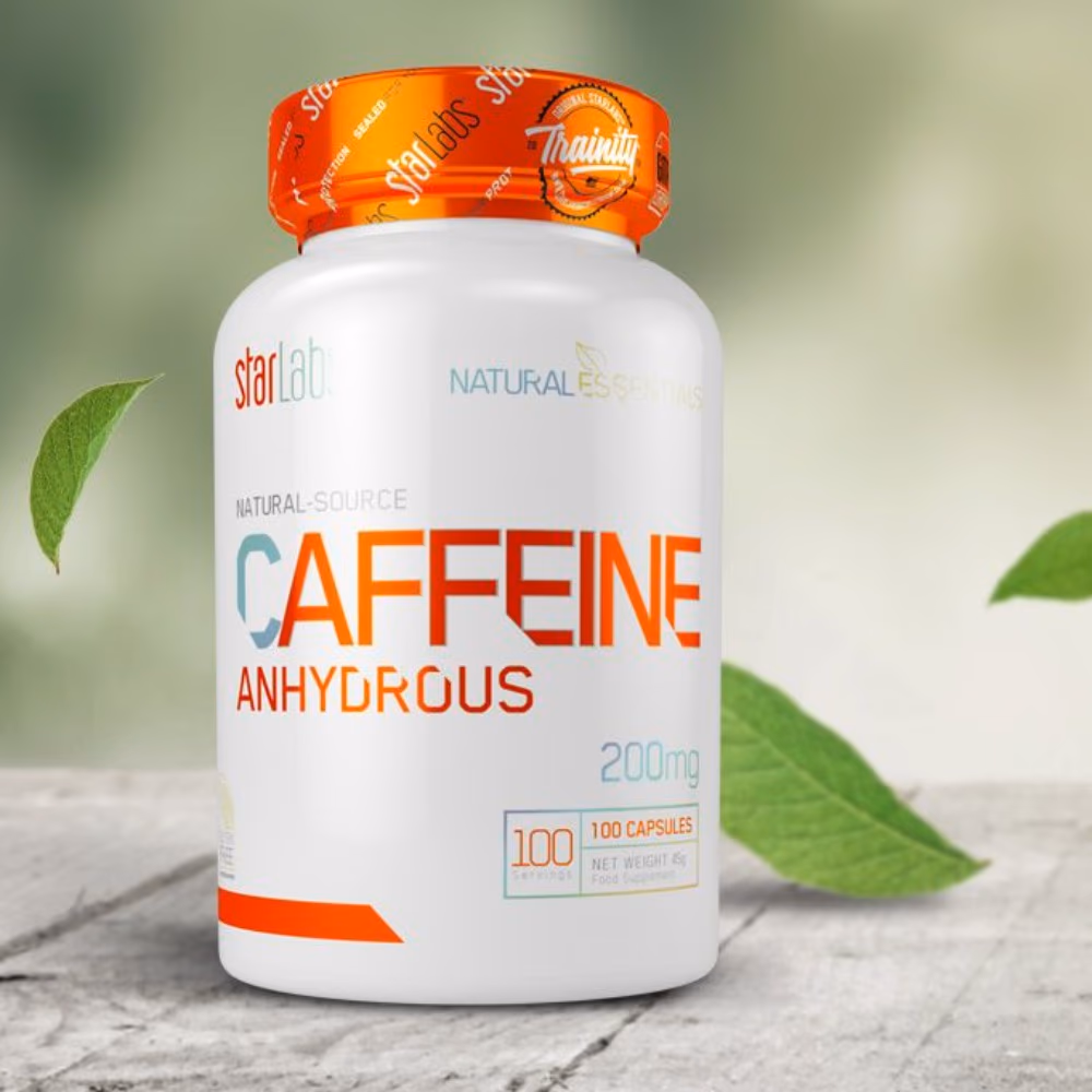 Starlabs Caffeine Anhydrous 200mg 100 Capsules 2