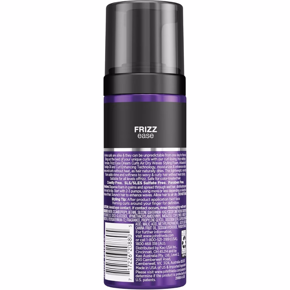 John Frieda Frizz Ease Air Dry Waves Styling Foam 147ml 5