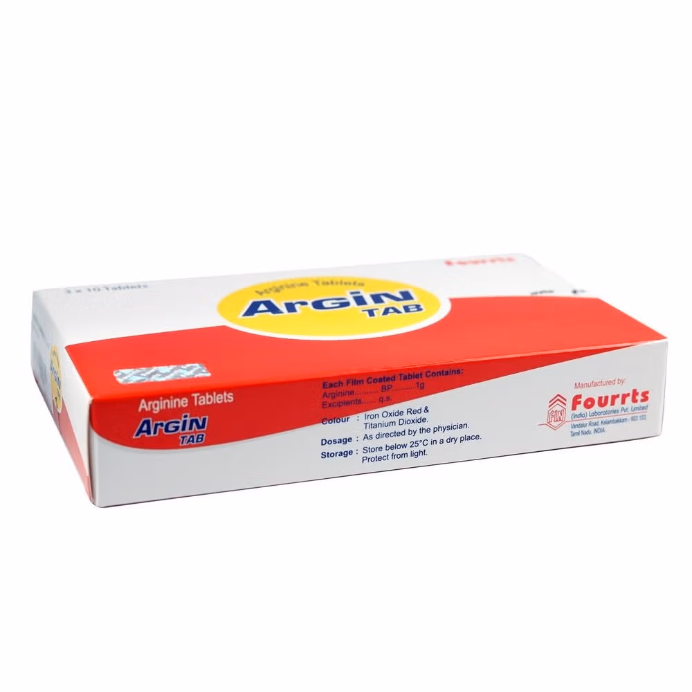 Argin Arginine Tablets – 30 Tablets 4
