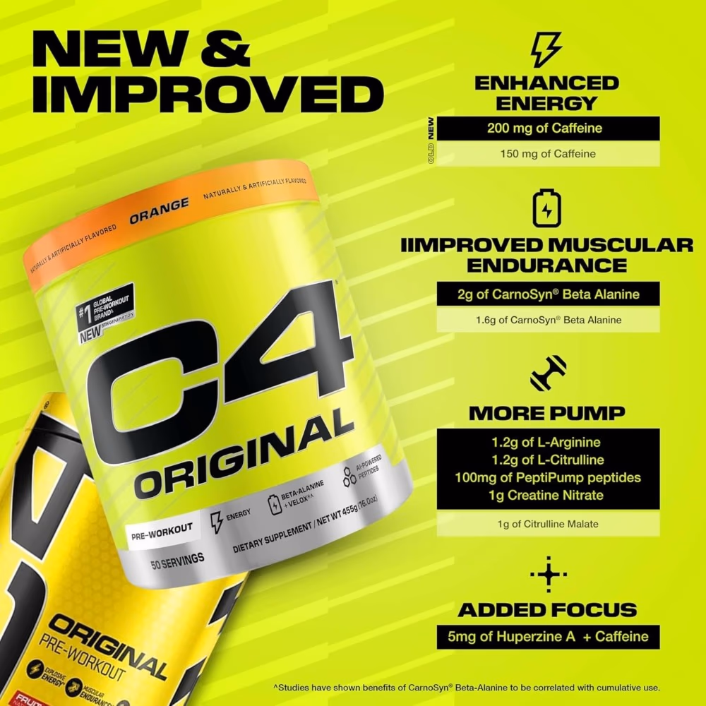 Cellucor C4 Original Orange Flavor 50 Servings 3
