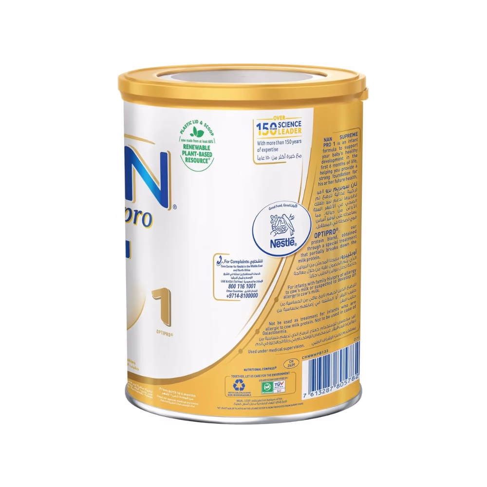 Nestle Nan Supremepro stage 1 infant milk formula 800Gm 3