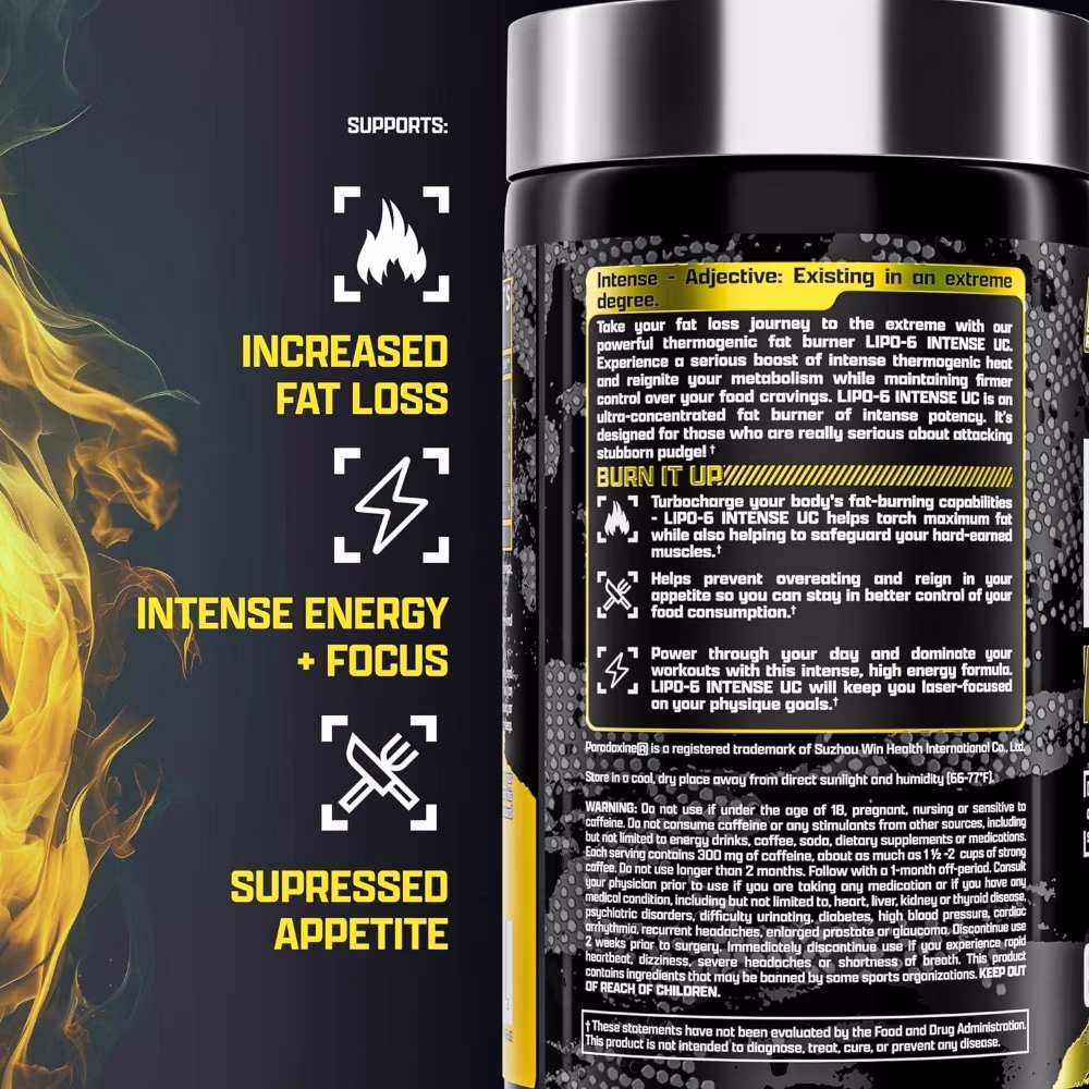 Nutrex Lipo‑6 Black Intense – 60 Fast‑Action Caps 3
