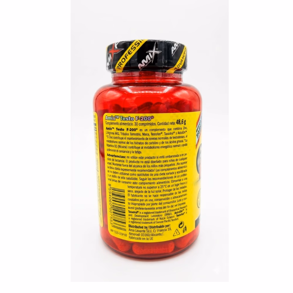 Amix Testo F 200 30 Tablets 3