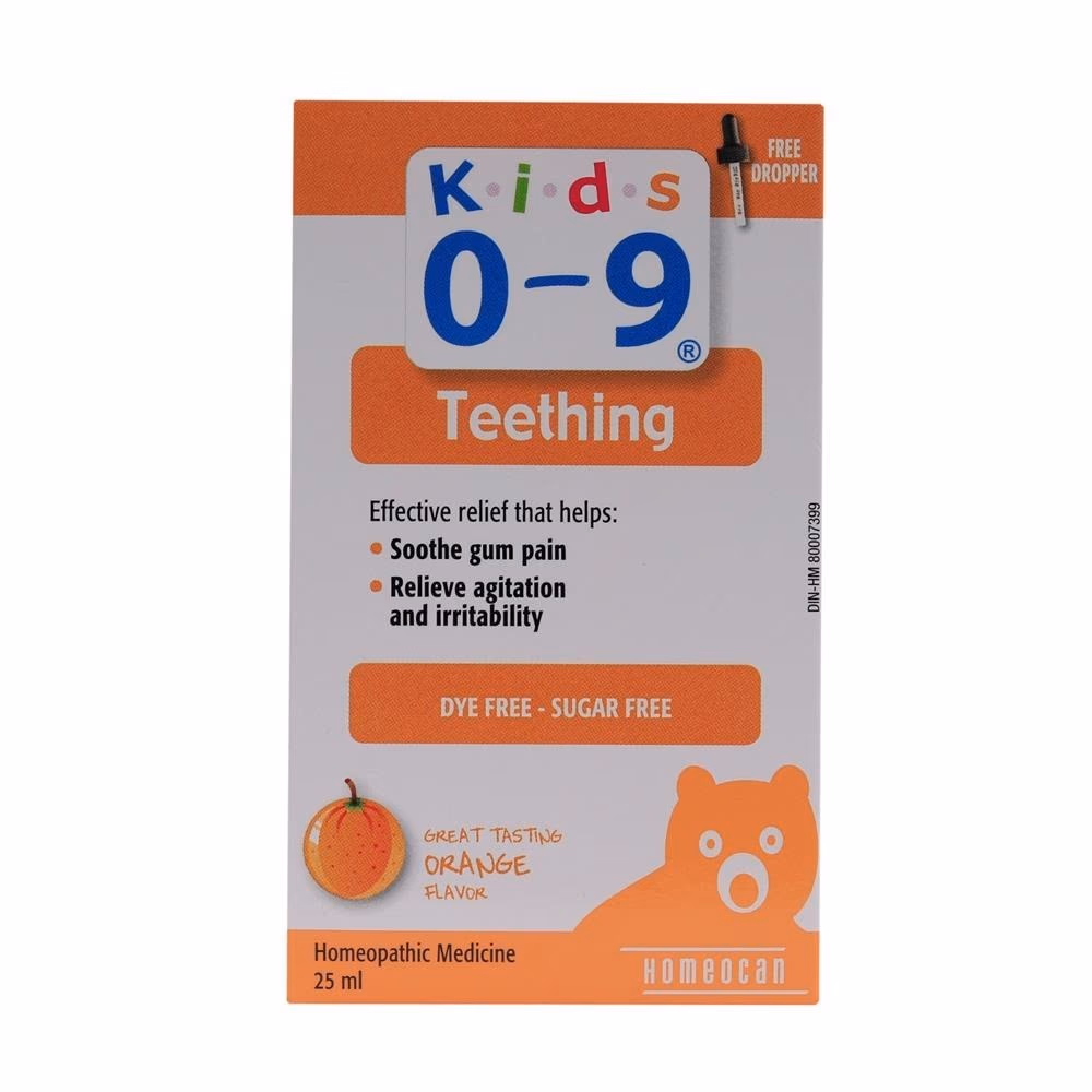 Homeocan Kids 0-9 Teething Oral Solution 25ml - Orange Flavor 2