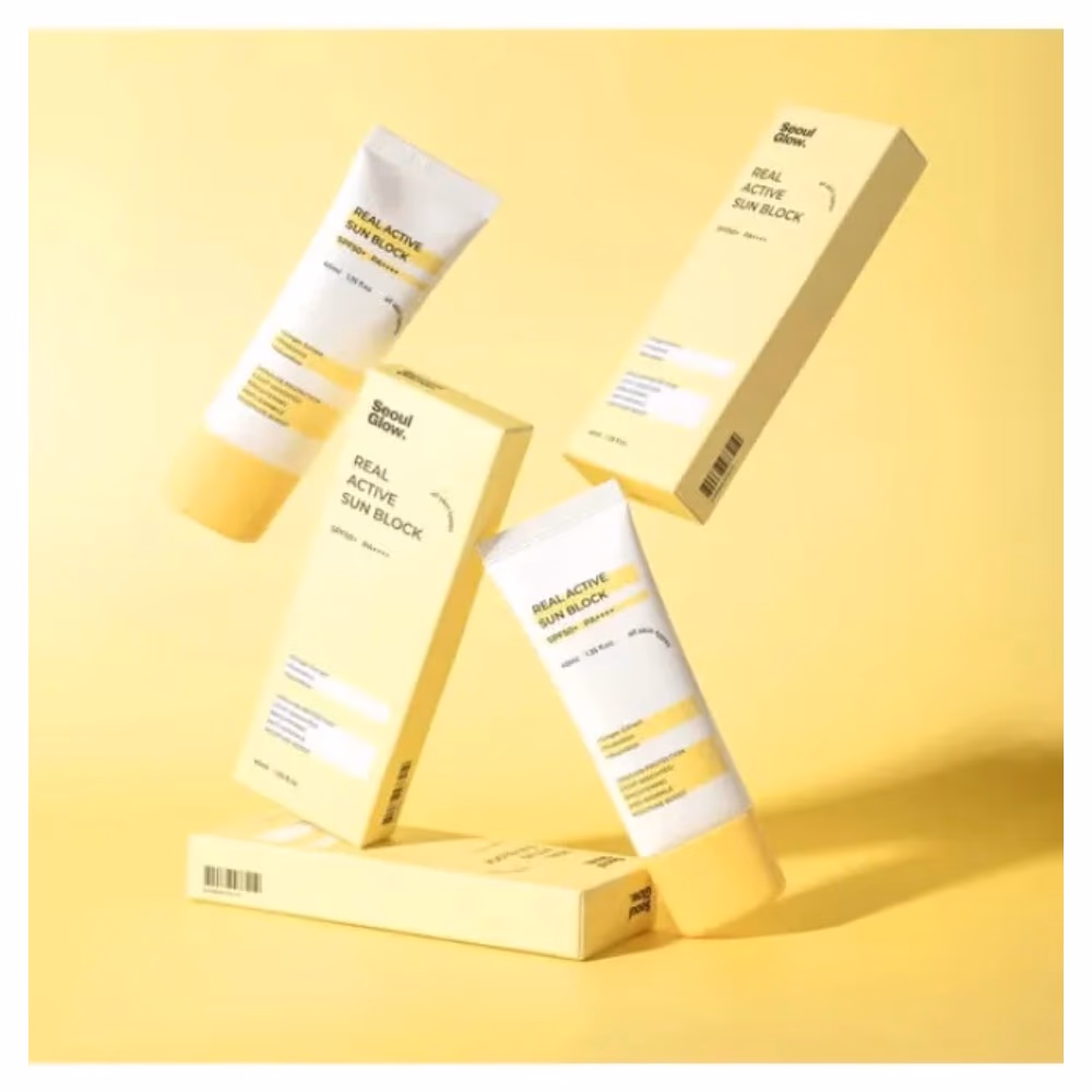 Seoul Glow Real Active Sun Block SPF50+ 40ml 2