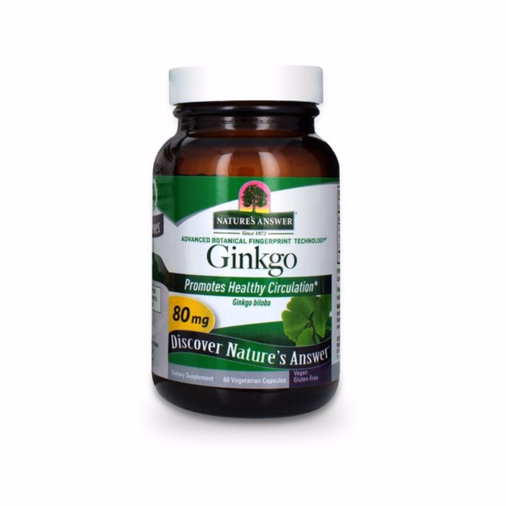 Natures Answer Ginkgo 80mg-60 Capsules 2