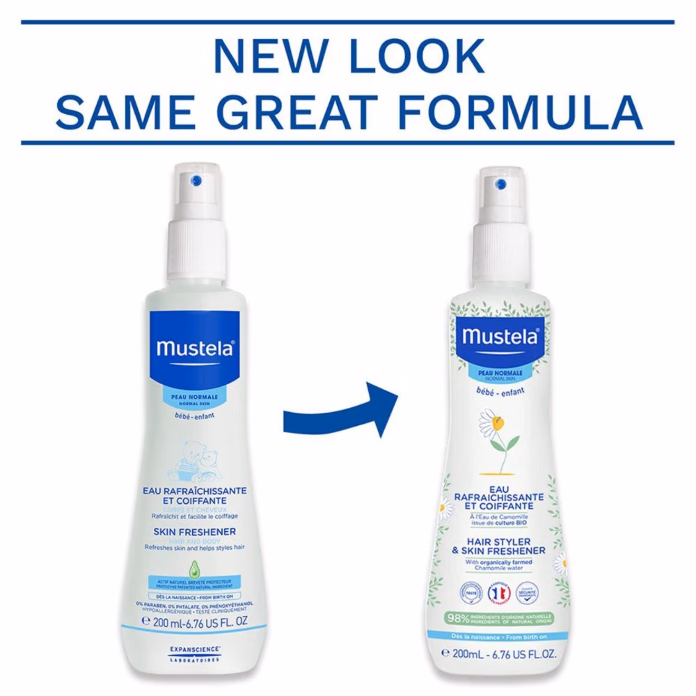 Mustela Hair Styler and Skin Freshener 200 ml 3