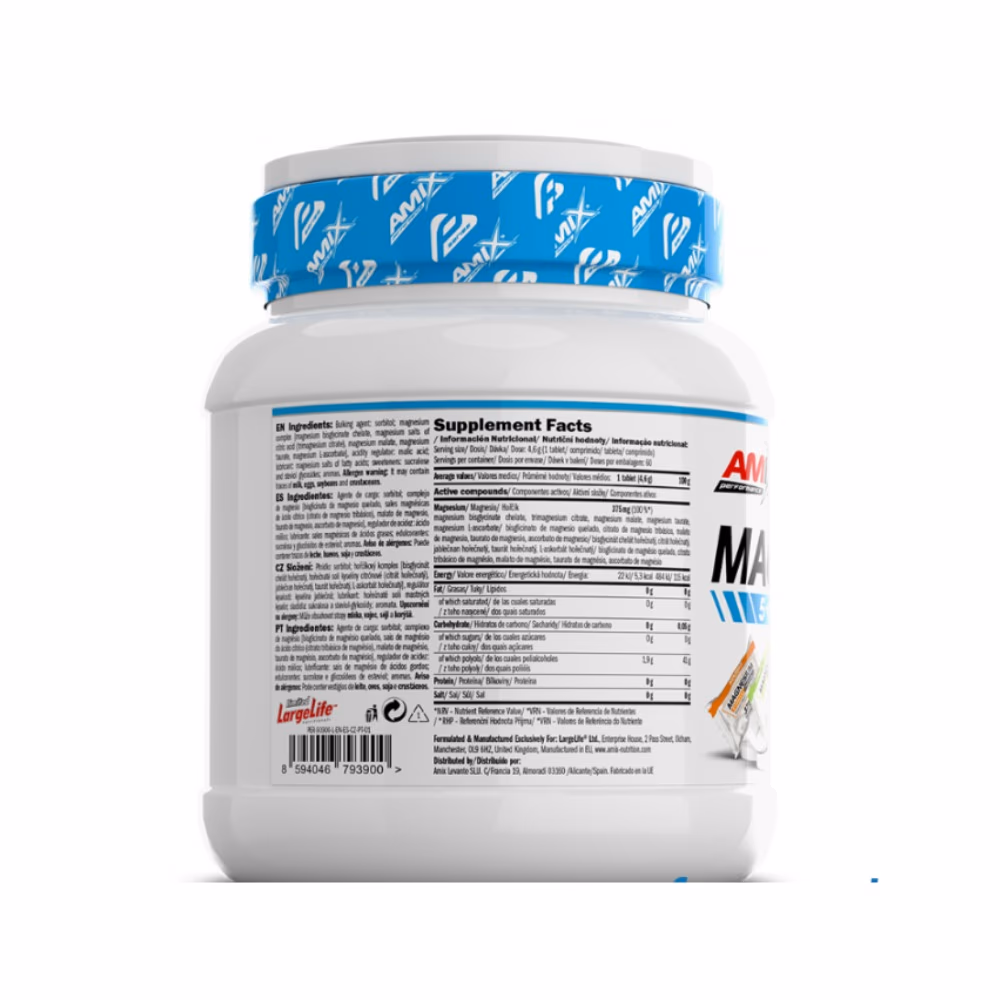 Amix Magnesium Chewable 375mg 60 Tablets 5