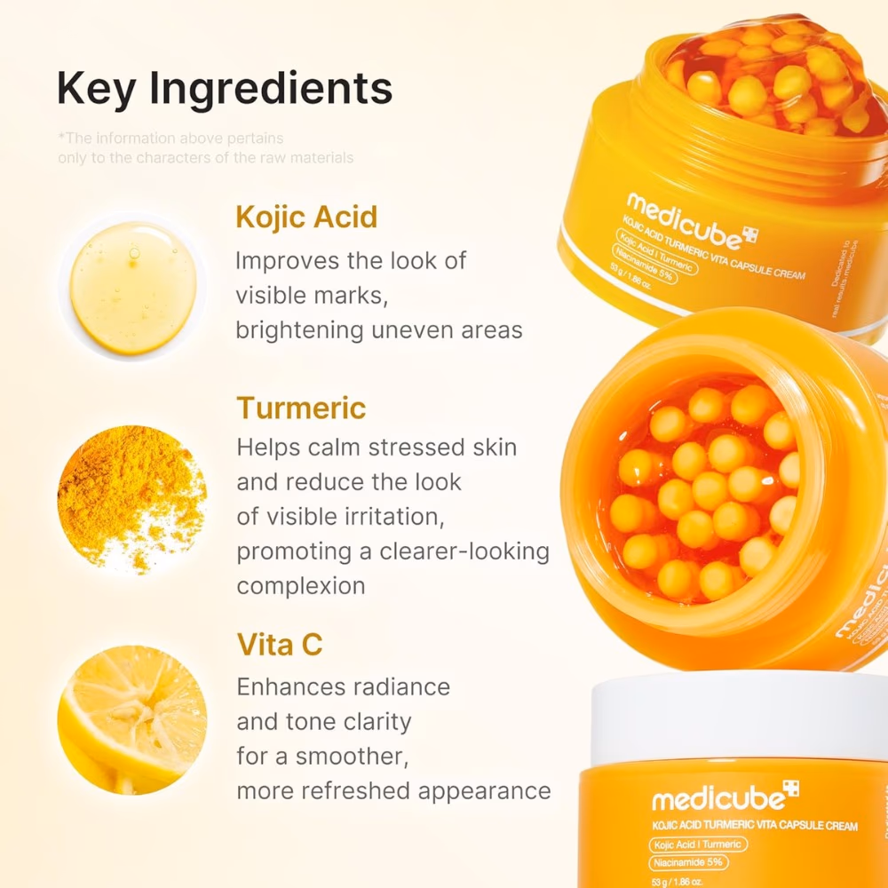 Medicube Kojic Acid Turmeric Vita Cap Cream 53g 3