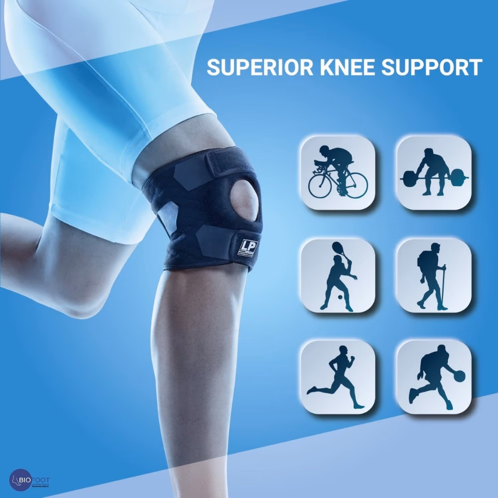 LP 733 Knee Support with Stays - Black 3