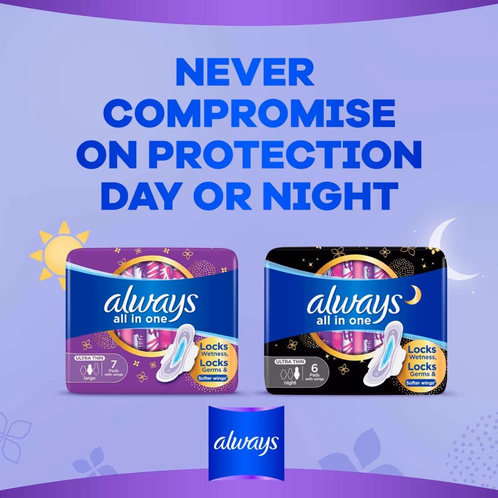 Always All In One - Ultra Thin Large Pads - 7 Pads 4