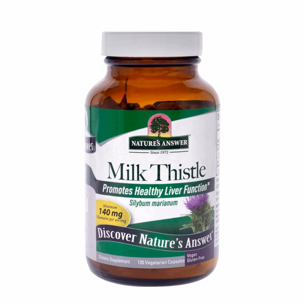 Nature's Answer Milk Thistle 140mg – 120 Vegetarian Capsules 2