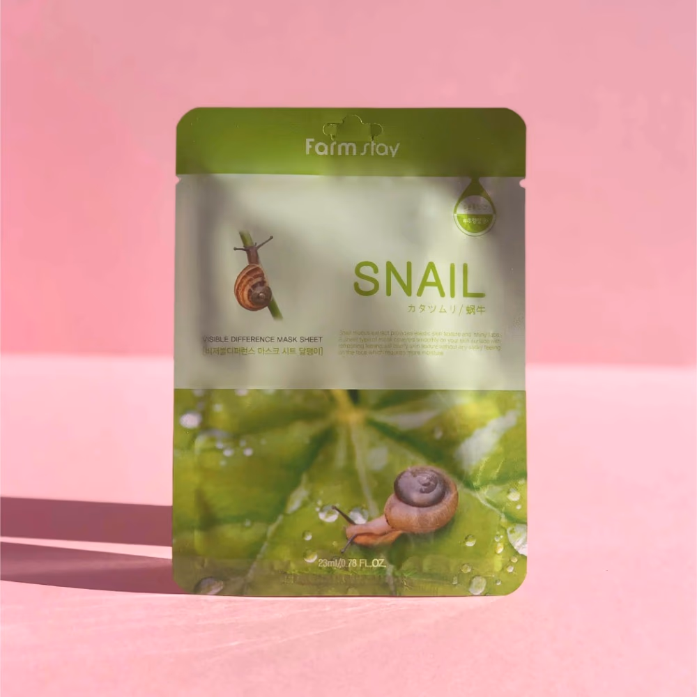 Farm Stay Snail Visible Difference Mask Sheet – 23ml 2