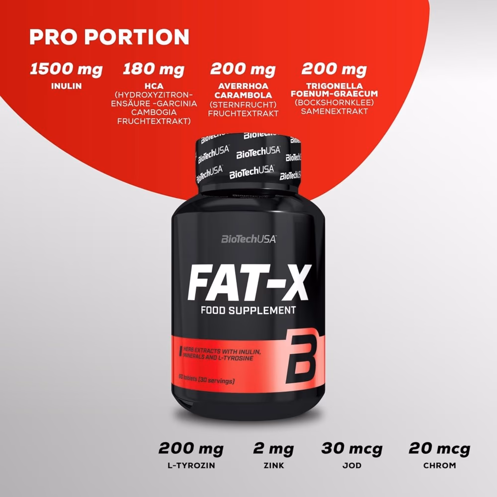 BioTech USA FAT-X - 60 Tablets 5