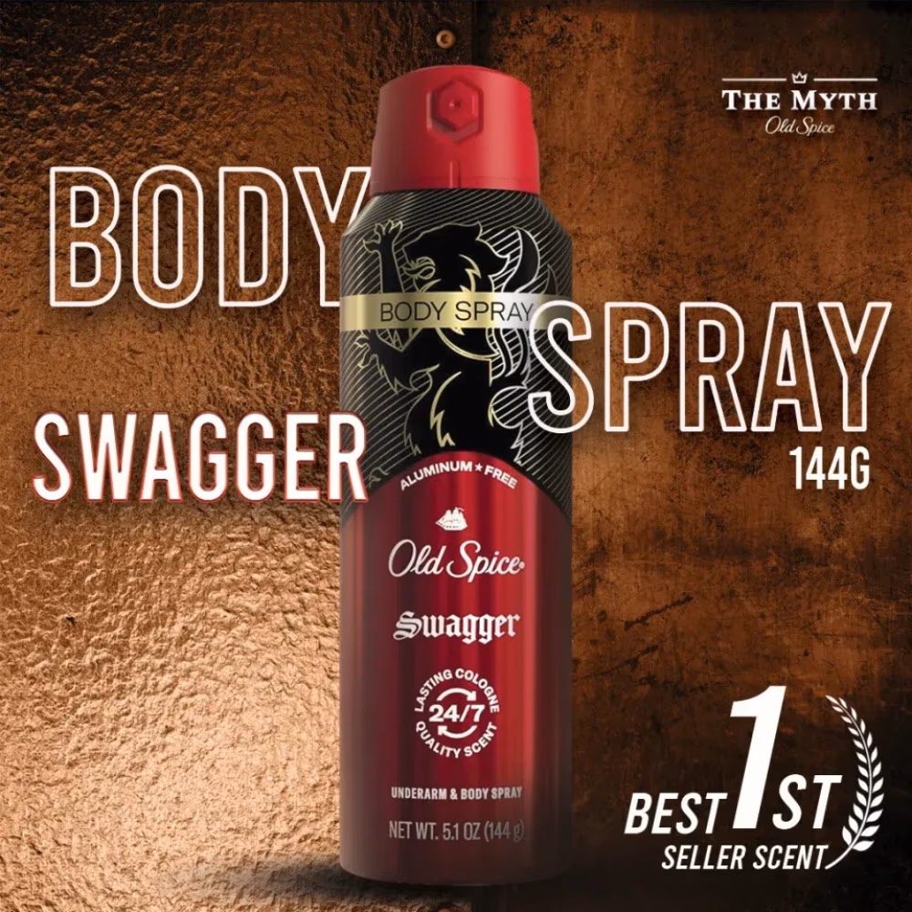 Old Spice Swagger Body Spray 144g 3