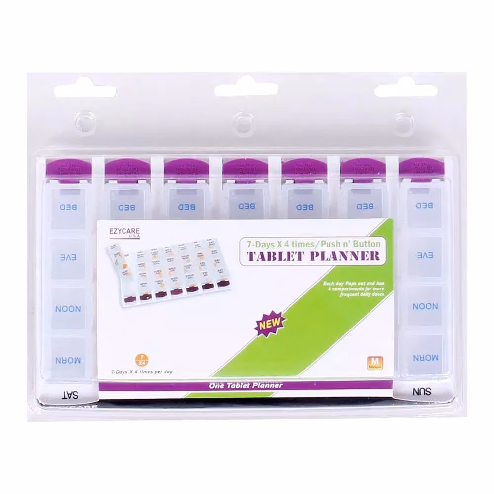 Ezycare Four A Day Weekly Planner 17124 2