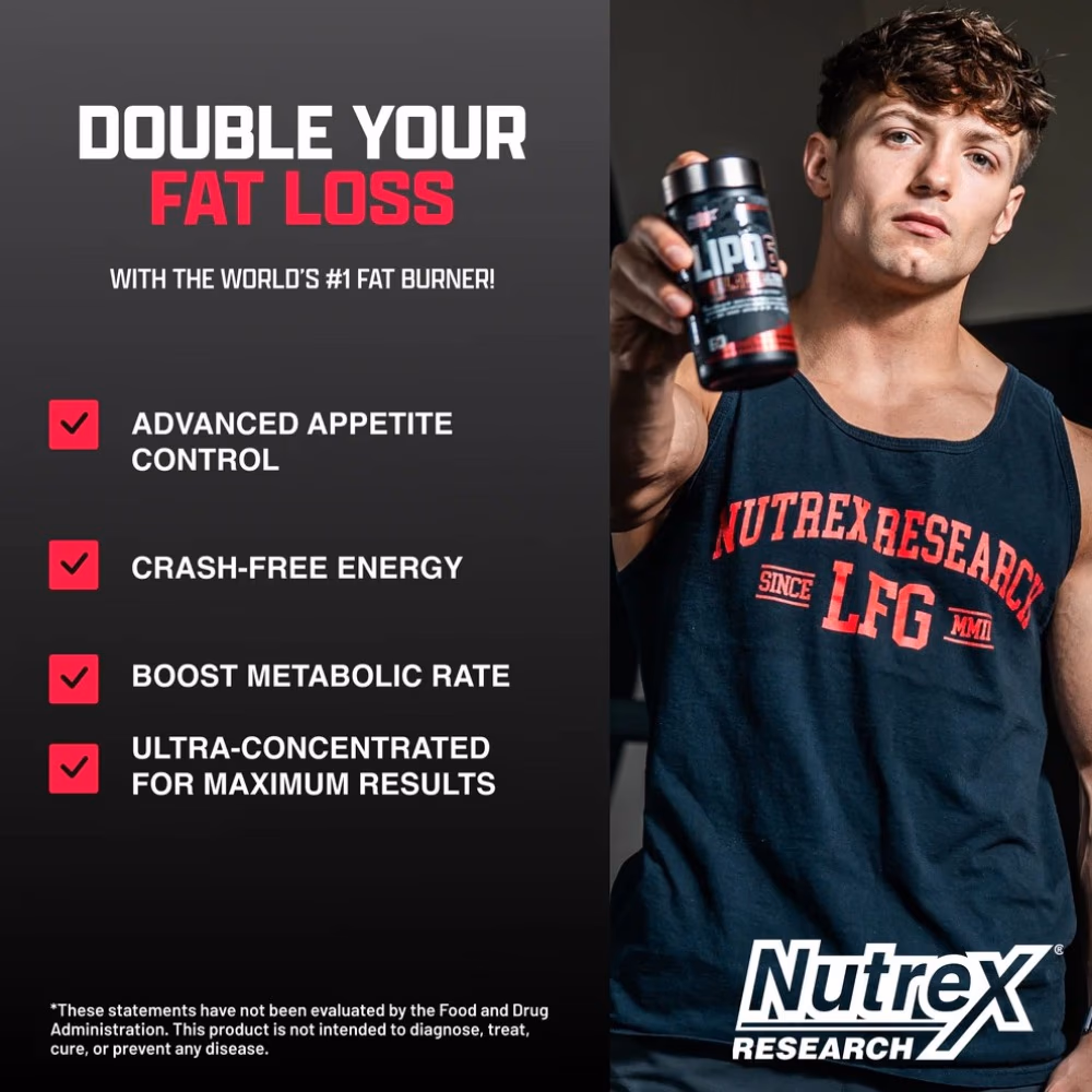 Nutrex Lipo‑6 Black – 60 Fast‑Acting Caps 2