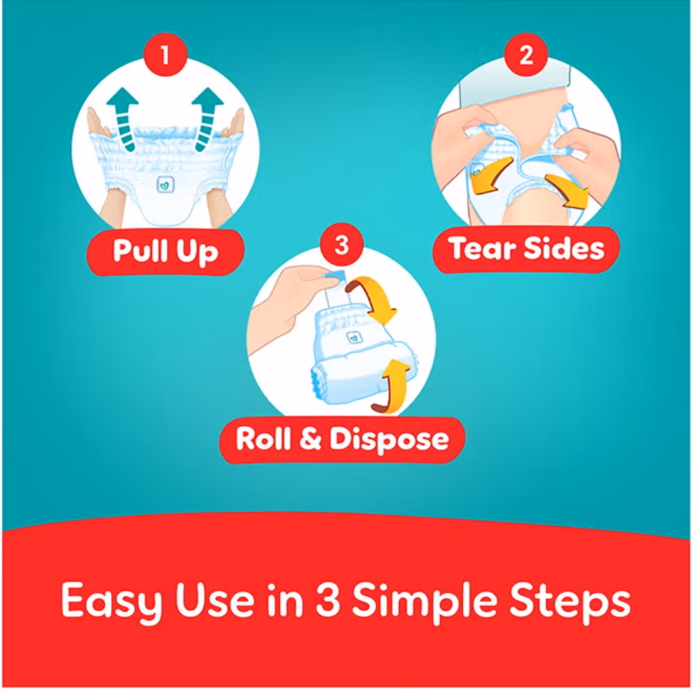 Pampers 6 Pants Rash Protection Aloe 68 Diapers 5