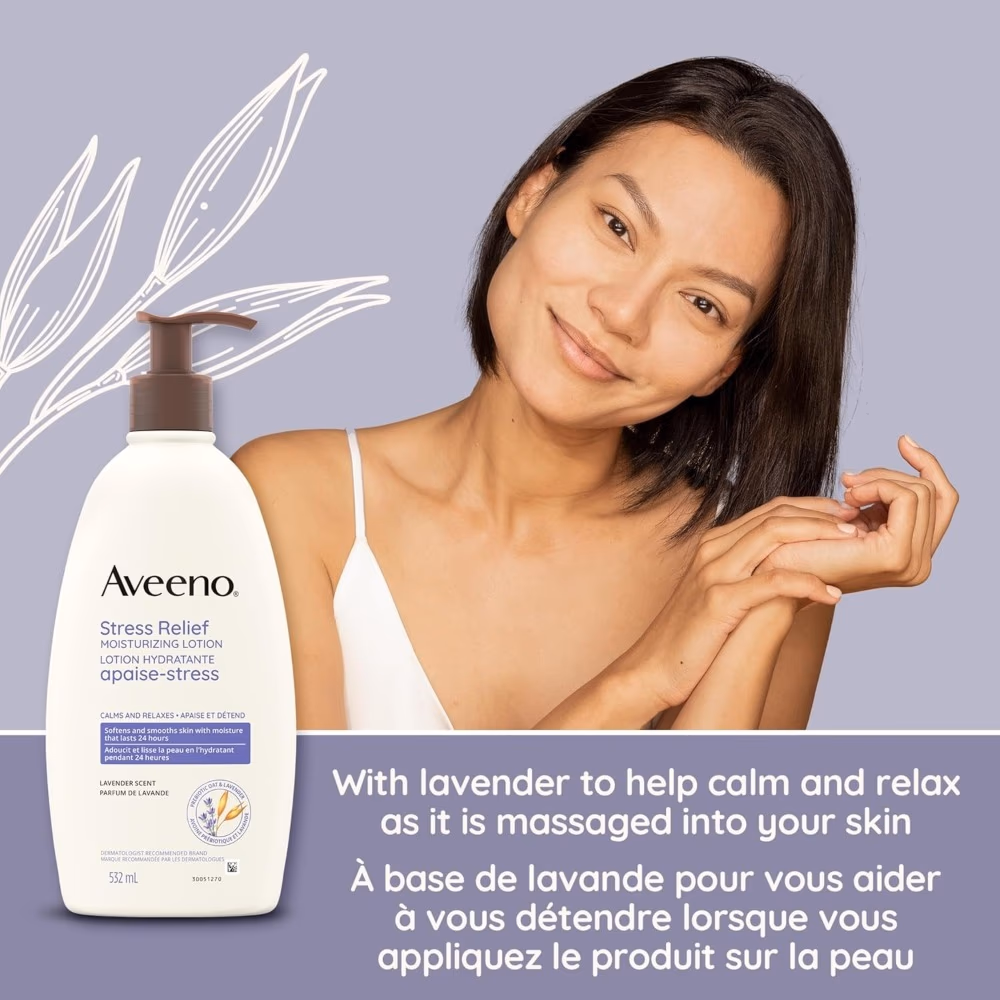 Aveeno Stress Relief Moisturizing Lotion 532ml 2
