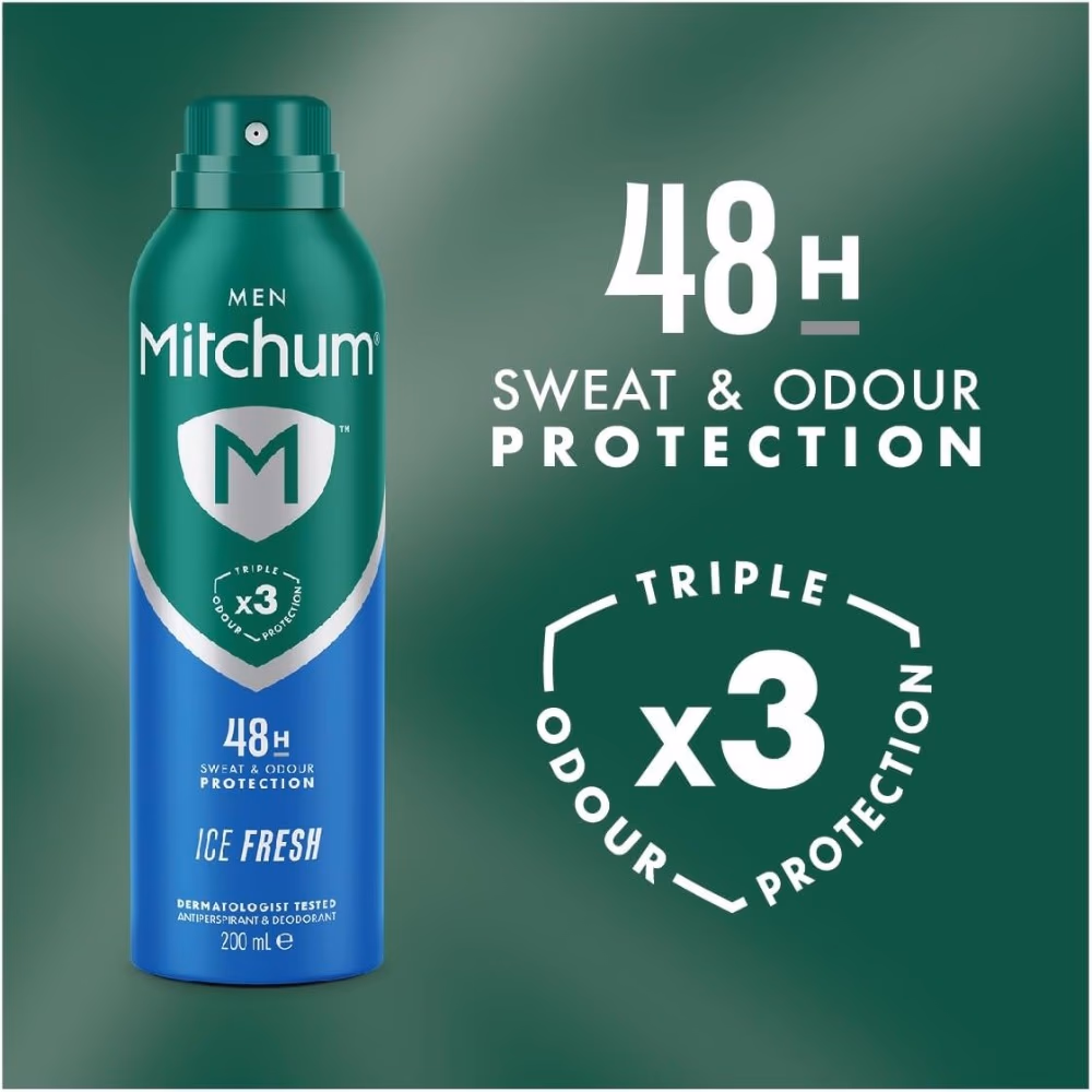 Mitchum Men Deodorant Spray Ice Fresh 200 Ml 2