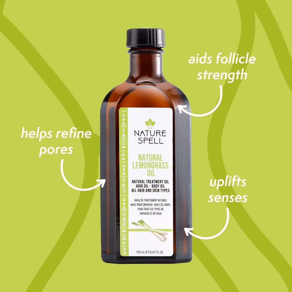 Nature Spell Natural Lemongrass Oil 150ml 2