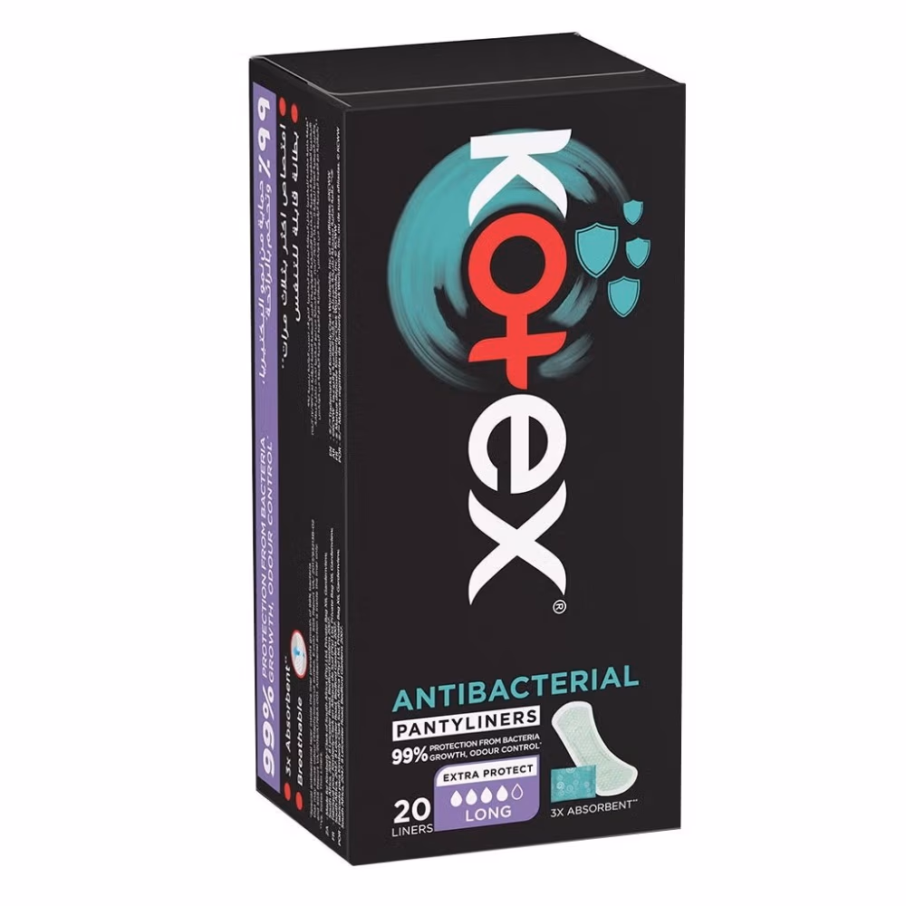 Kotex Antibacterial liners Long Scented 20s 2