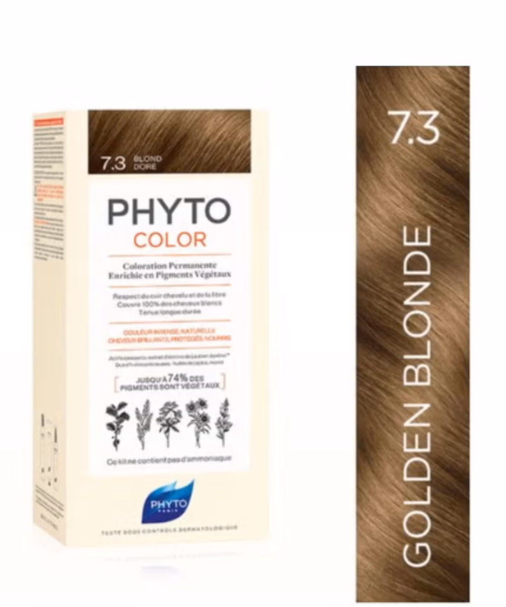 Phyto Color 7.3 Golden Blonde Permanent Hair Color 2