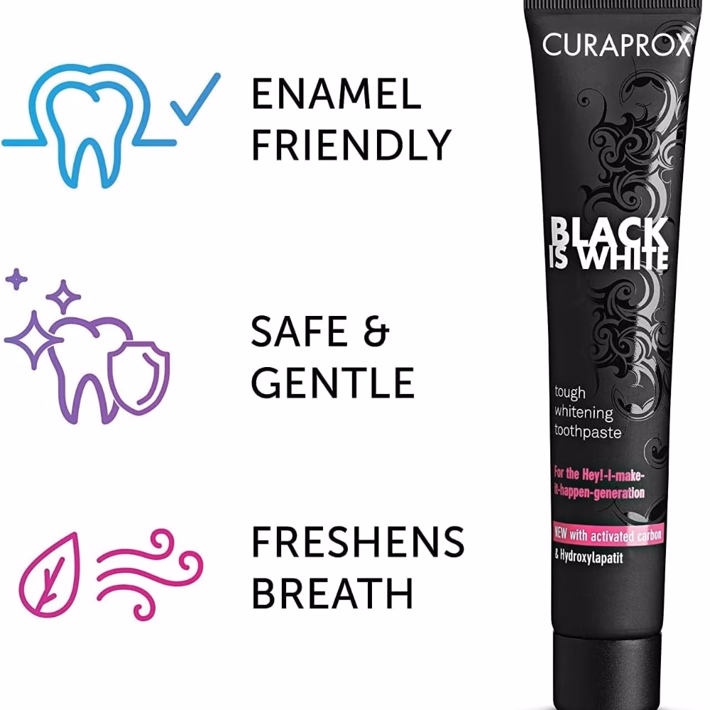 Curaprox Black Is White Toothpaste 90 ml 3