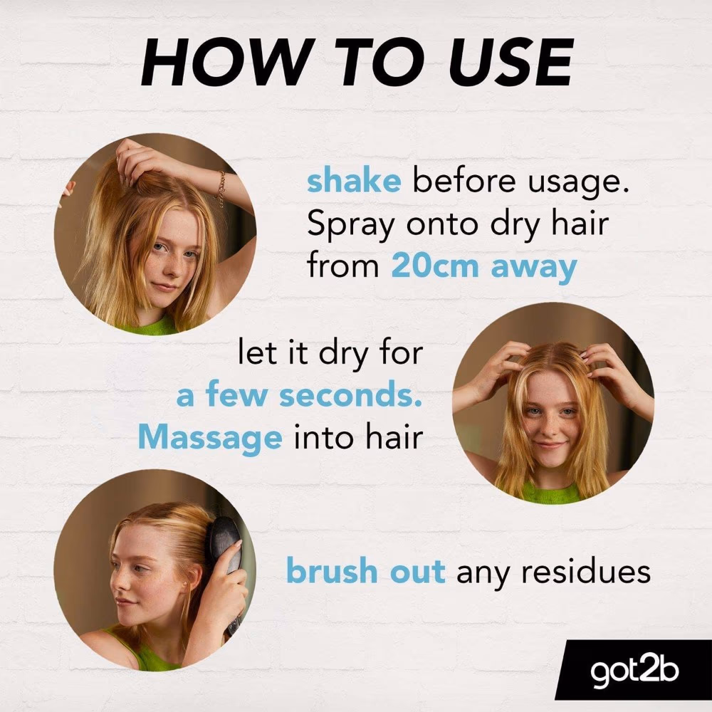 Got2b Schwarzkopf Fresh It Up Dry Shampoo – Breezy Tropical (200ml) 3
