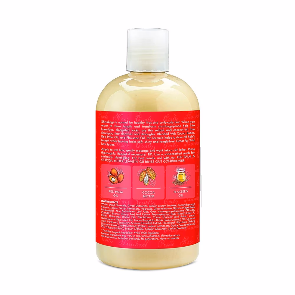 Shea Moisture Red Palm Oil and Cocoa Butter Hi-Slip Detangling Shampoo 399ml 2