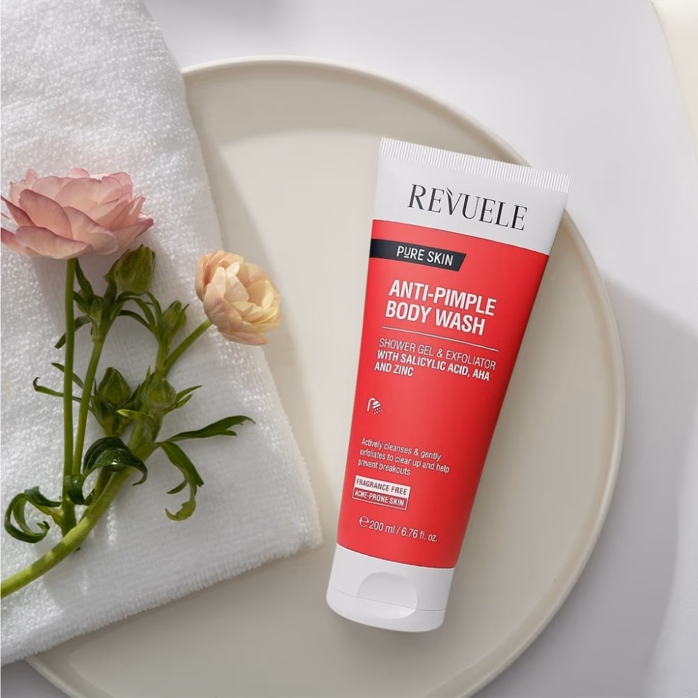 Reveule Pure Skin Anti-Pimple Body Wash 200ml 5