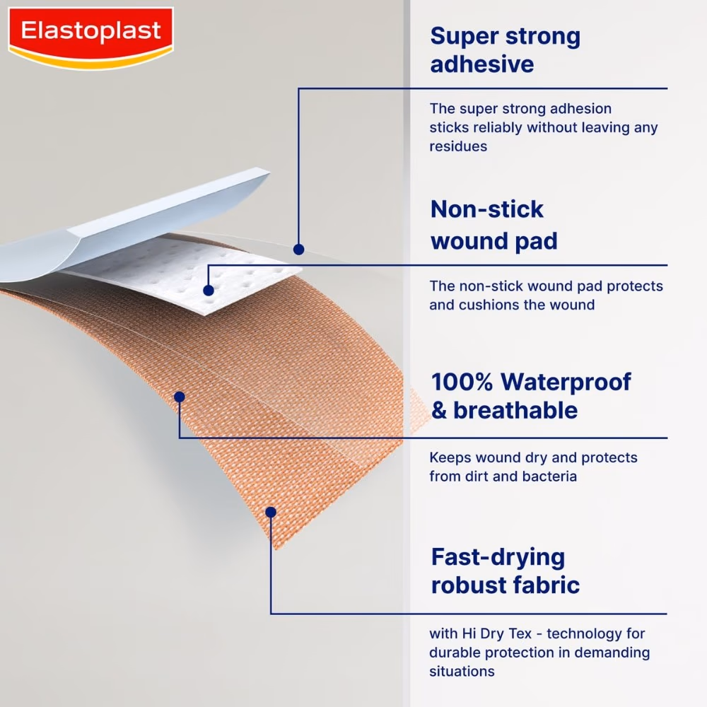 Elastoplast Extra Tough Waterproof Plasters - 12s 2