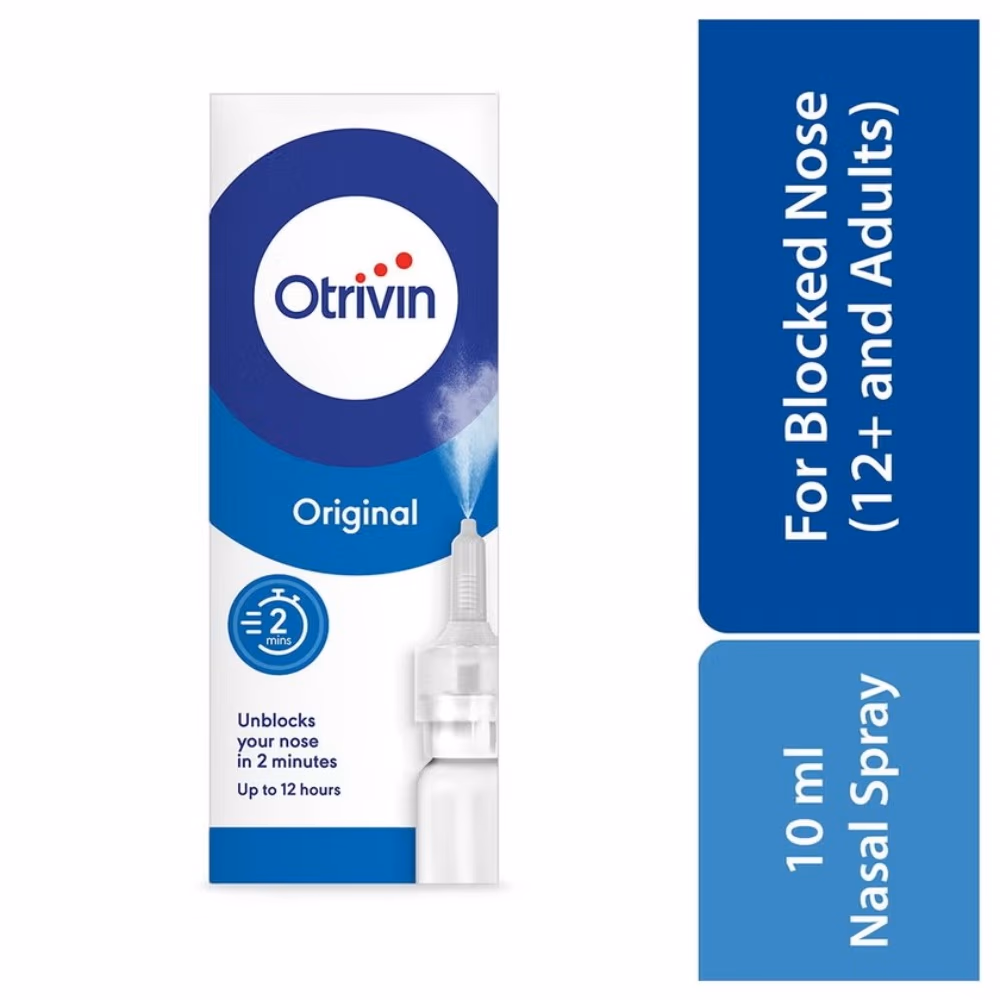 Otrivin 0.1% Adults Nasal Spray 10ml 2