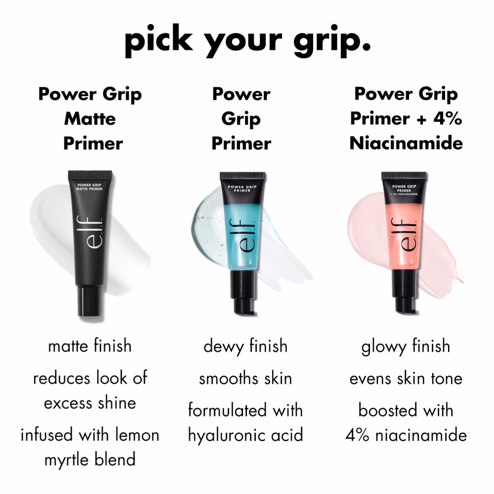 e.l.f. Power Grip Primer + 4% Niacinamide 24ml – Hydrating Makeup Primer for Smooth & Even Skin 3