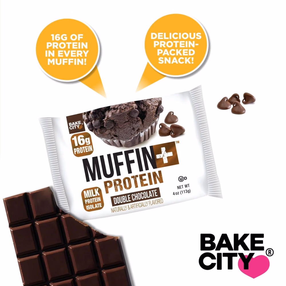 Bake City Muffin+ Protein Double Chocolate 113gm 3