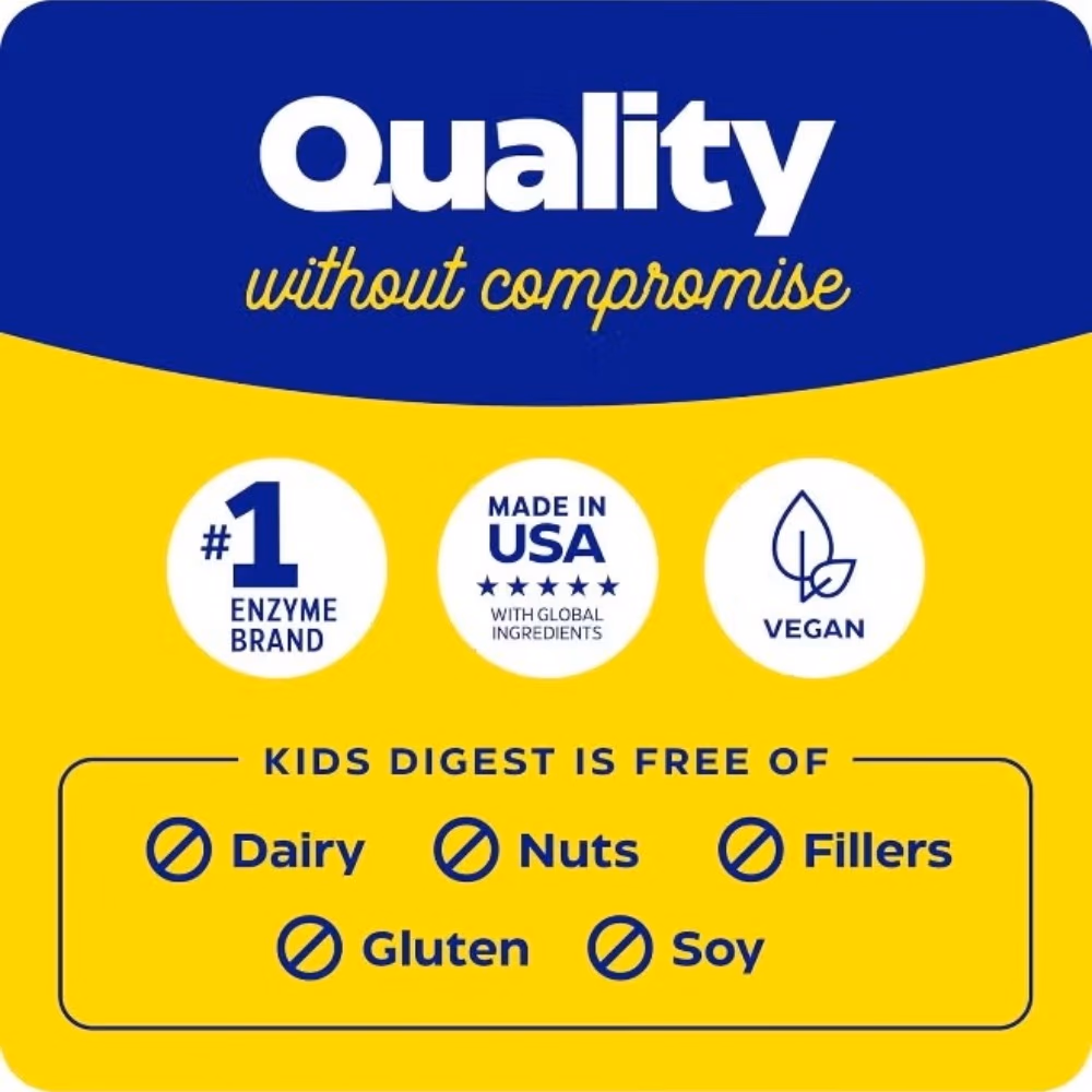Enzymedica Kids Digest 60 Chewable Tabs 4