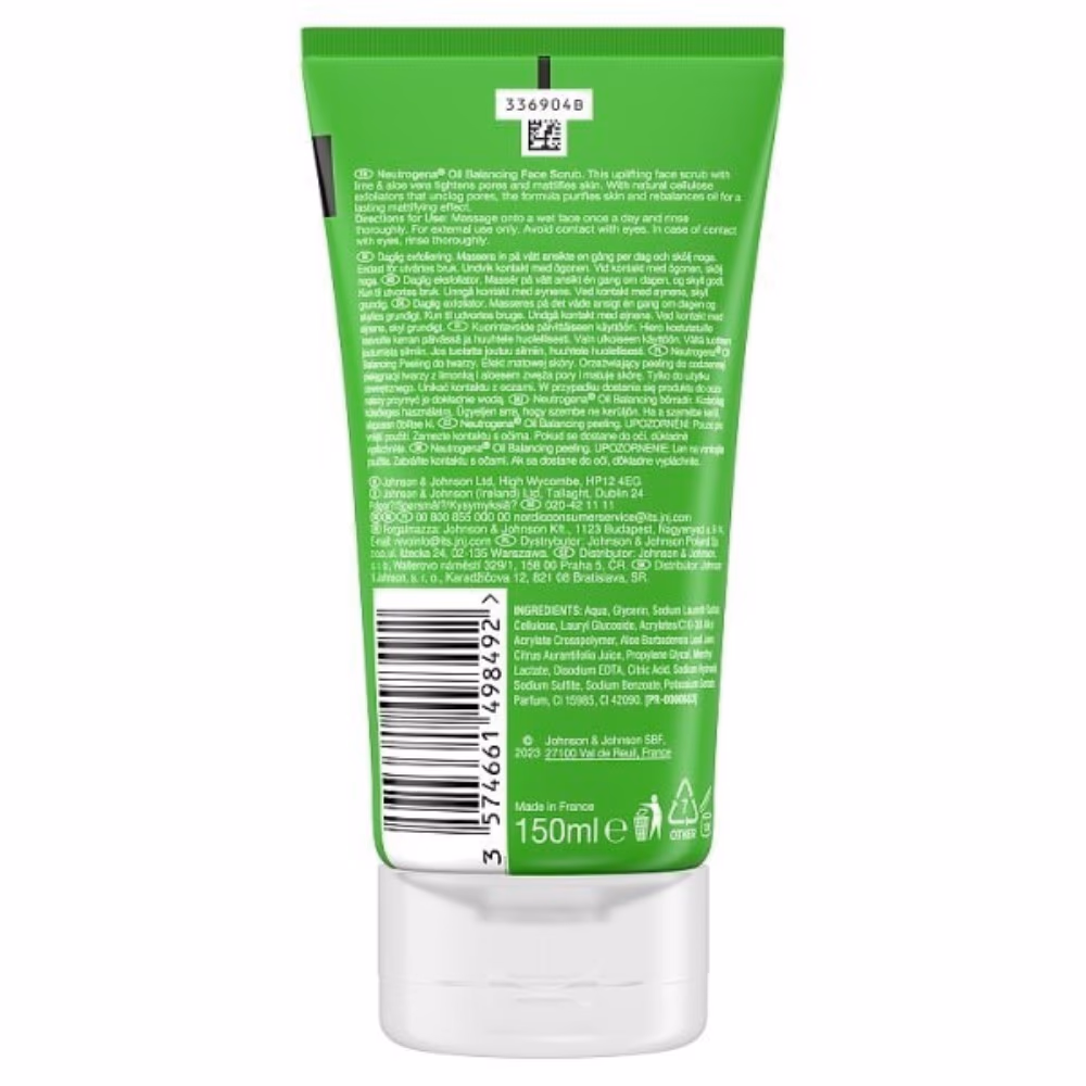 Neutrogena Oil Balancing Scrub 150ml 3