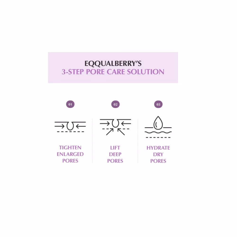 Eqqualberry Purple PDRN Pore Minimizing Serum 30ml 3