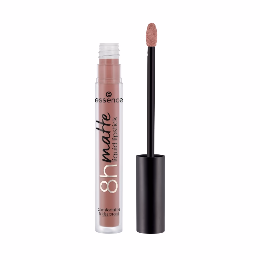 Essence 02 8H Matte Liquid Lipstick in Silky Hazelnut 2