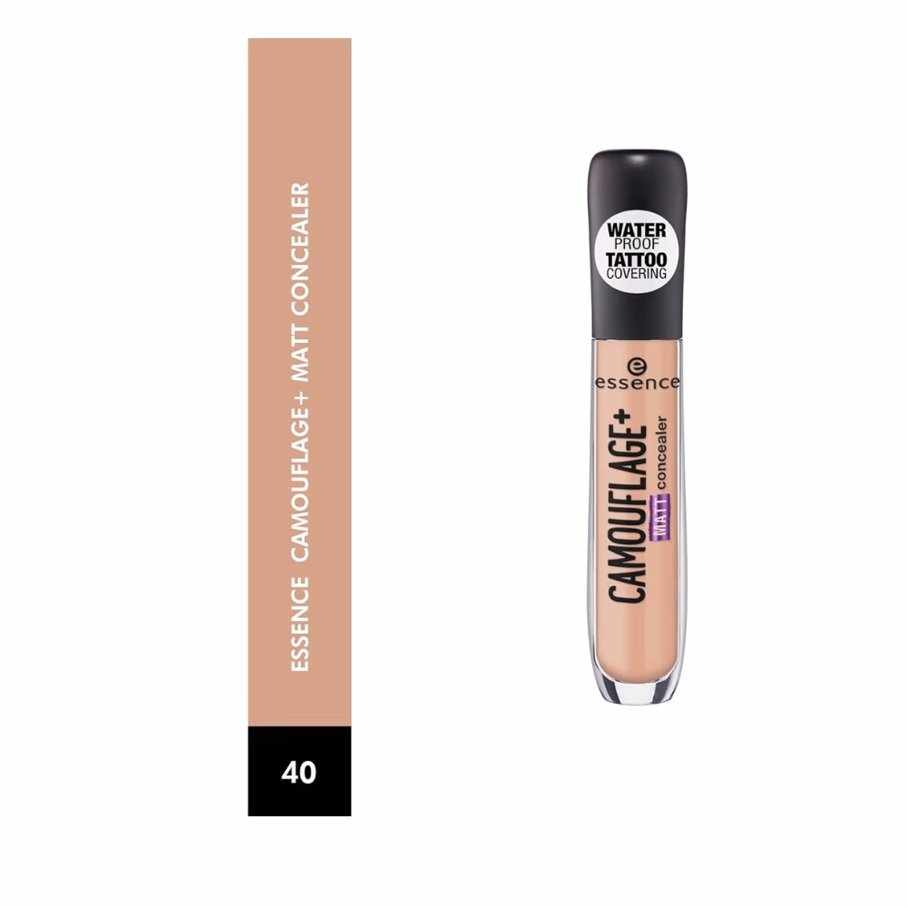 Essence 40 Camouflage Matt Concealer Waterproof - Medium Fawn 4