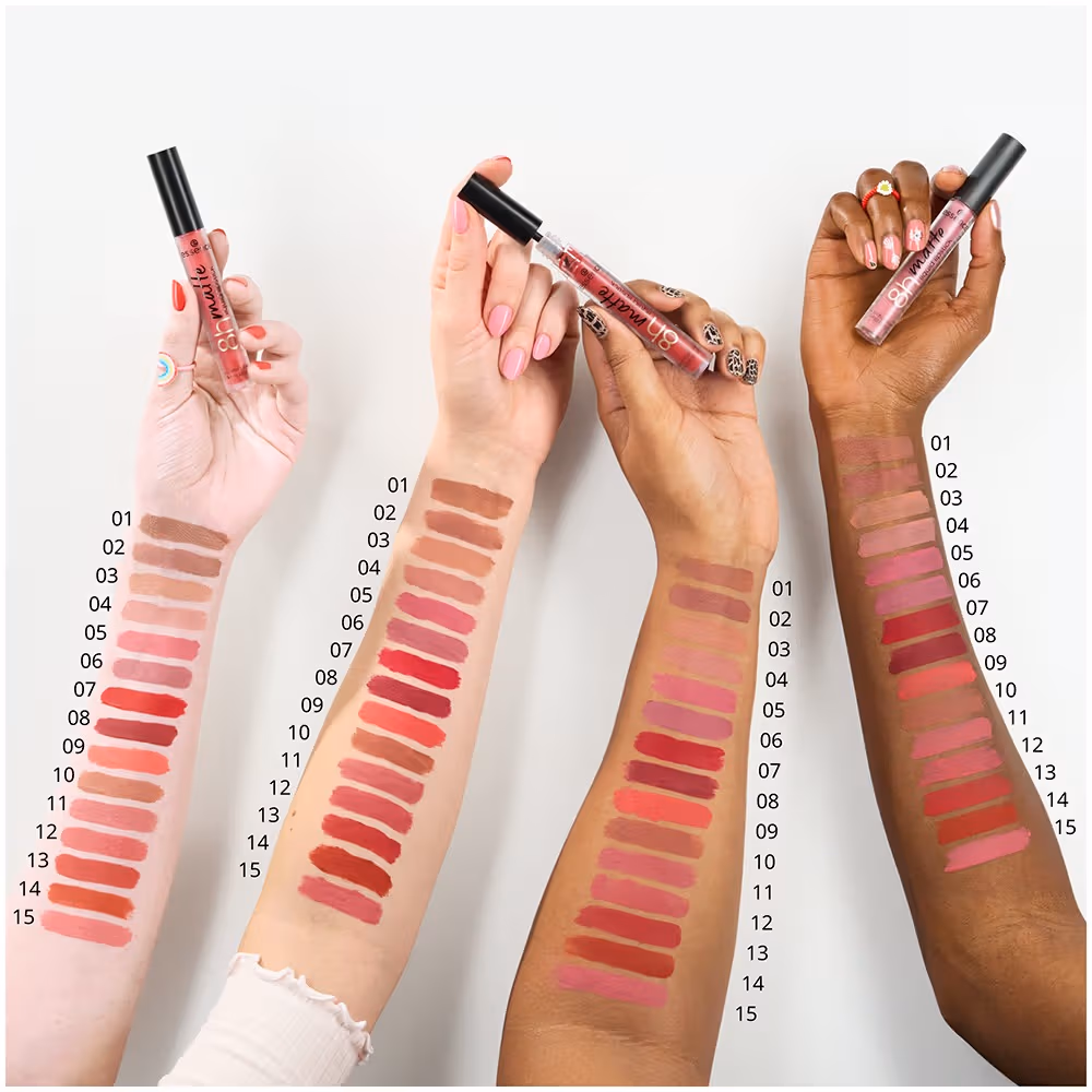 Essence 08 8H Matte Liquid Lipstick Dark Berry 3