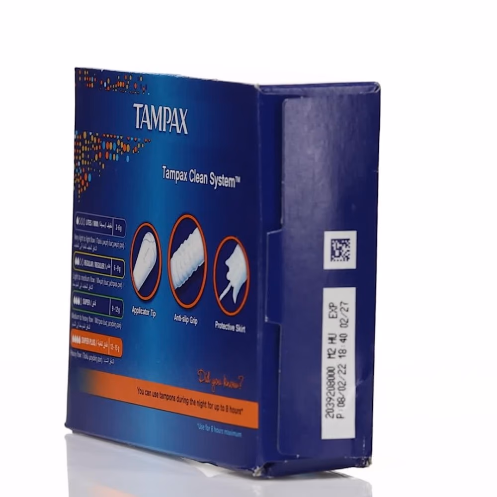 Tampax Compak Super Plus 18 Pieces 2