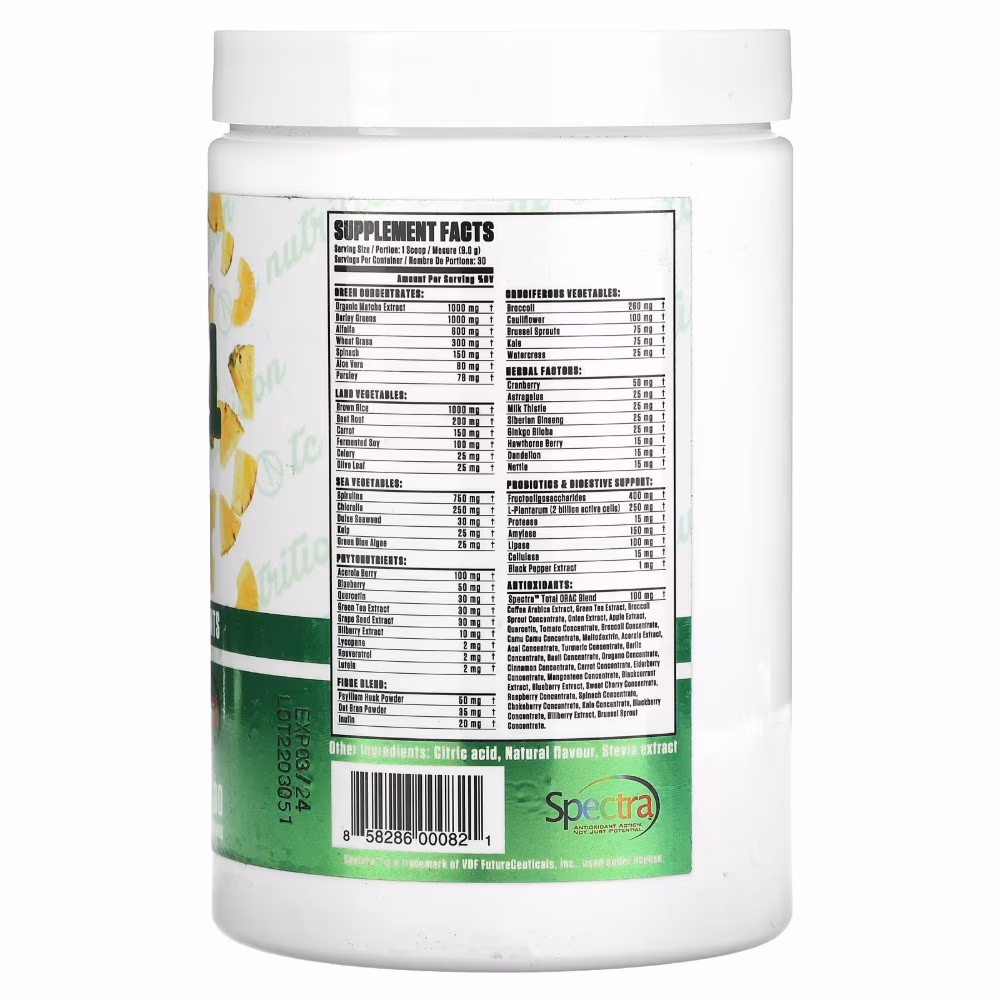 TC Nutrition Essential Greens Pineapple Paradise 271 g 2