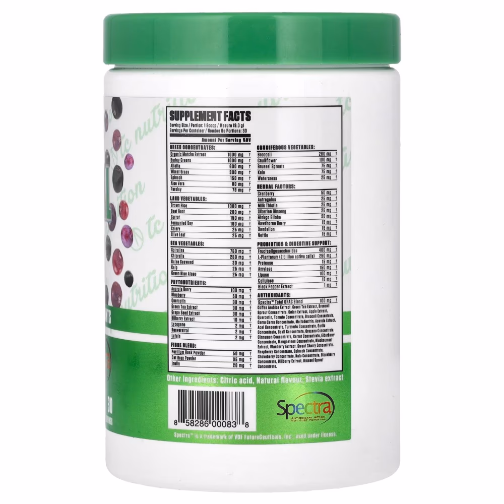 TC Nutrition Essential Greens Saskatoon Berry 271 g 2